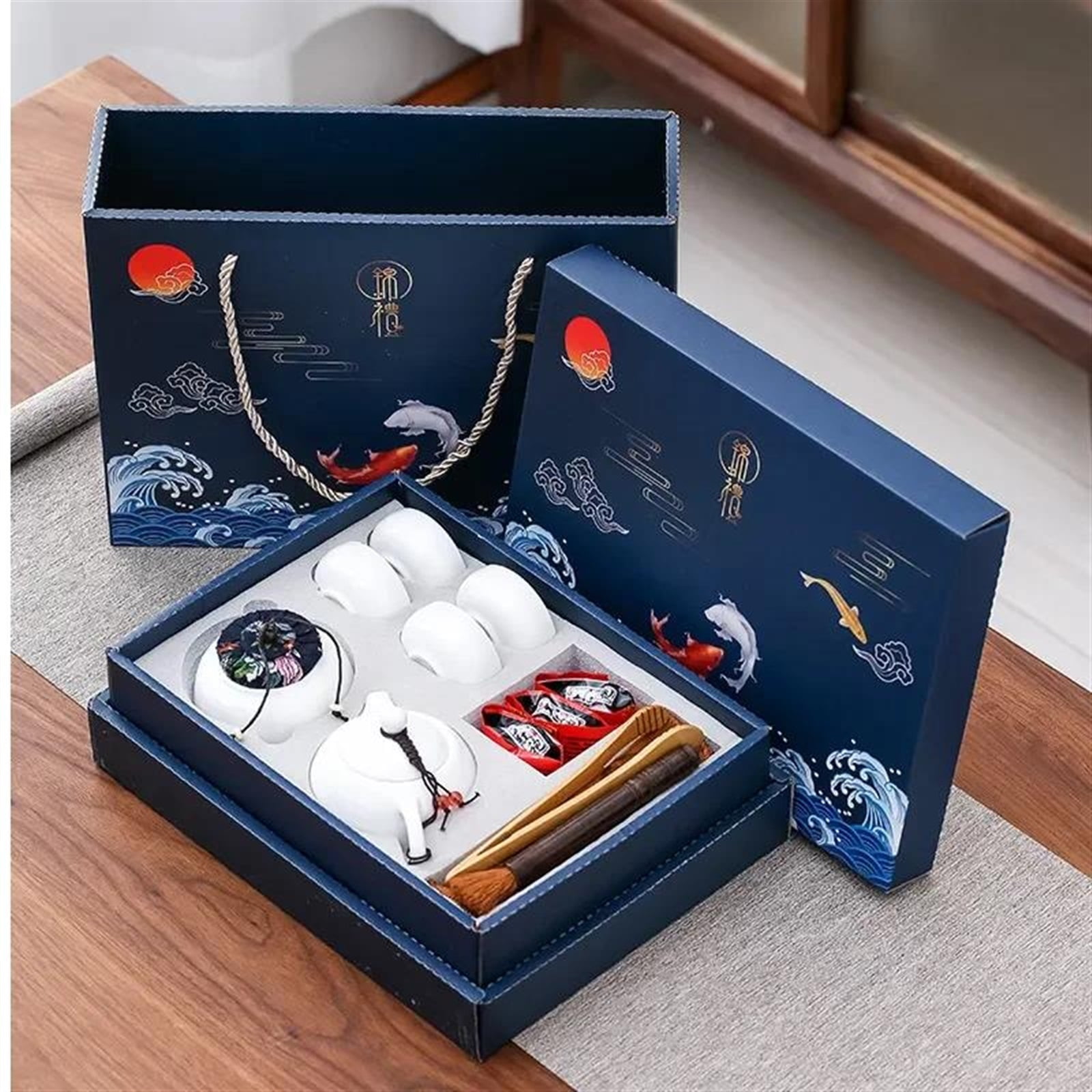 Kung Fu Tea Set Gift Boxed Tea Set For Friends Chinese Tea Ceremony ...