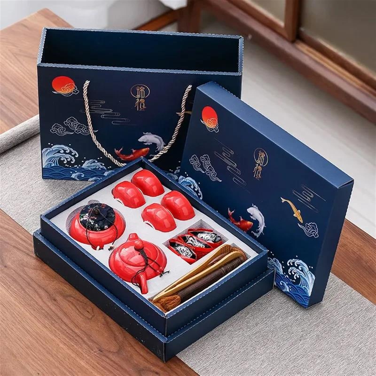 Kung Fu Tea Set Gift Boxed Tea Set For Friends Chinese Tea Ceremony ...