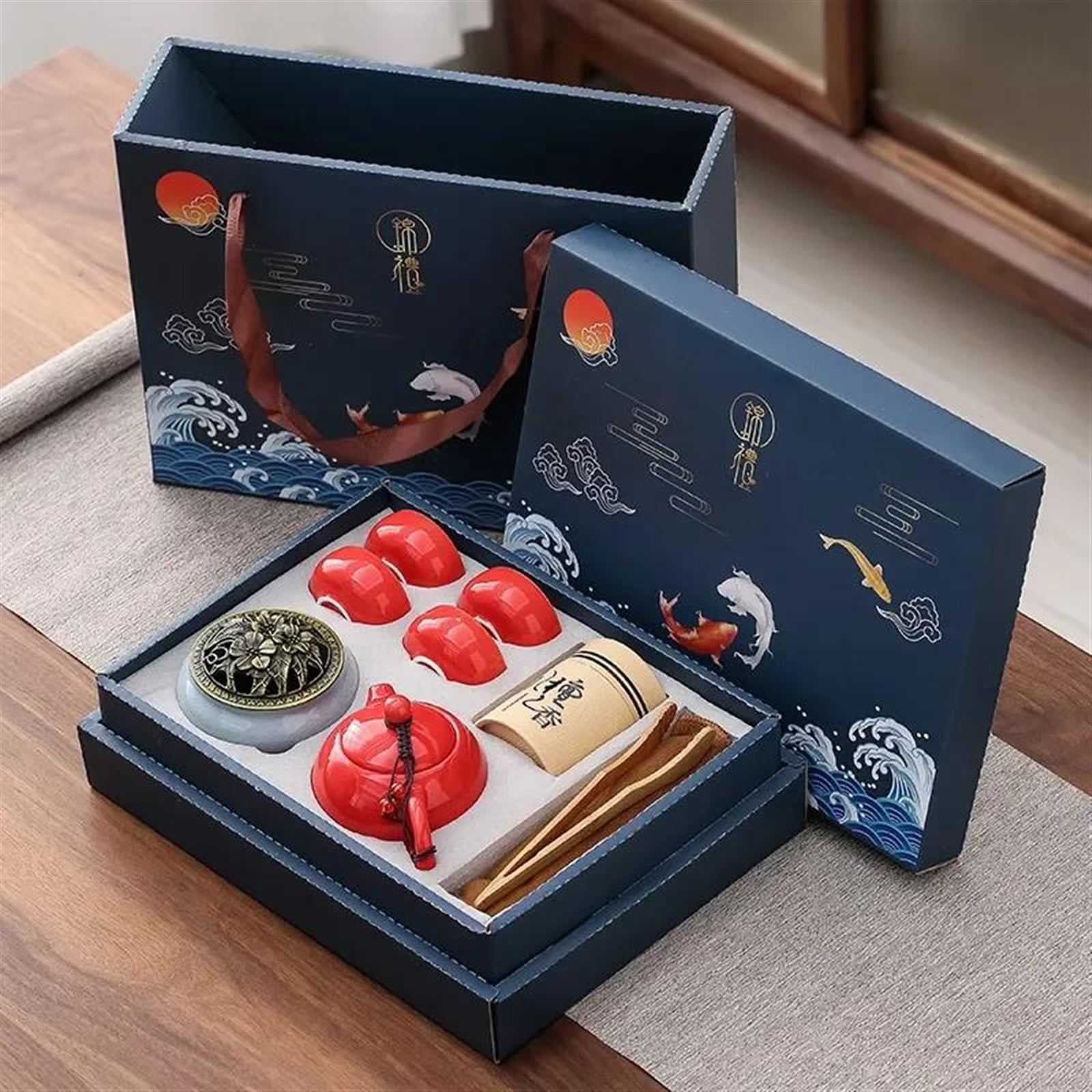Kung Fu Tea Set Gift Boxed Tea Set For Friends Chinese Tea Ceremony ...