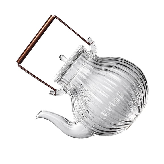 Kung Fu Ceramic Stovetop Teapot Kettle for Brewing Japanese Tea, Portable Copper-Style Design for Hot Beverages