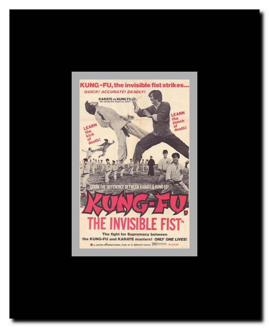 Kung Fu: The Invisible Fist Framed Movie Poster