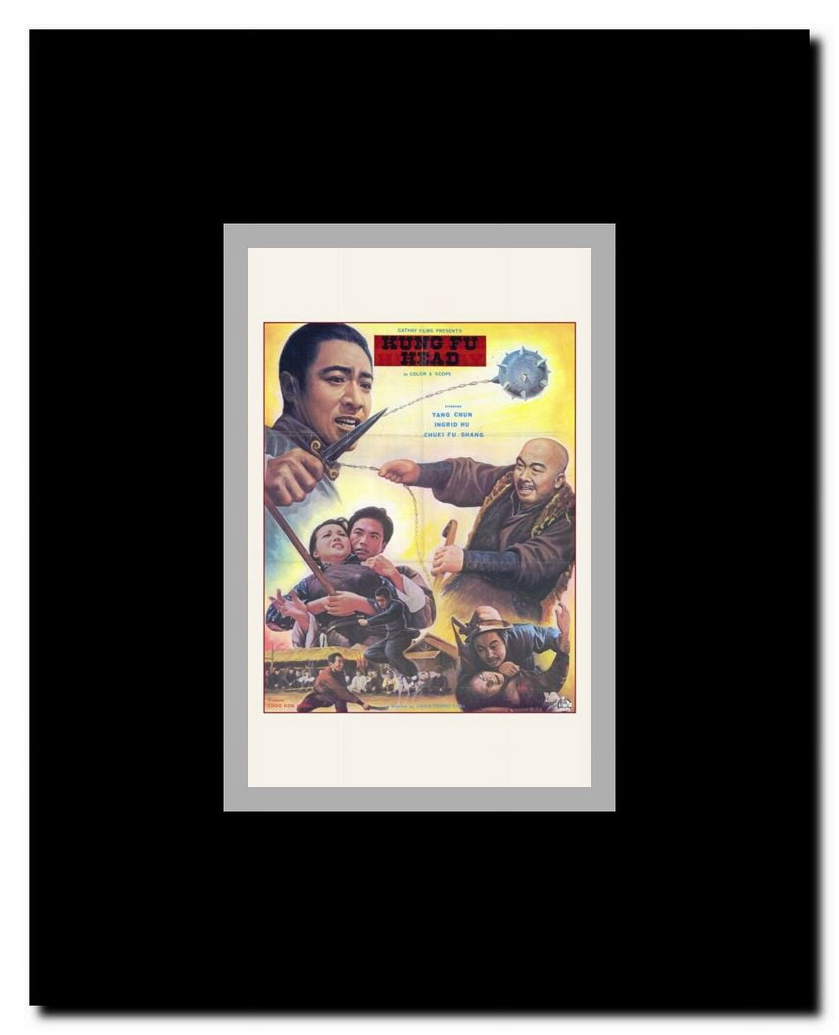 Kung Fu: the Head Crusher Framed Movie Poster