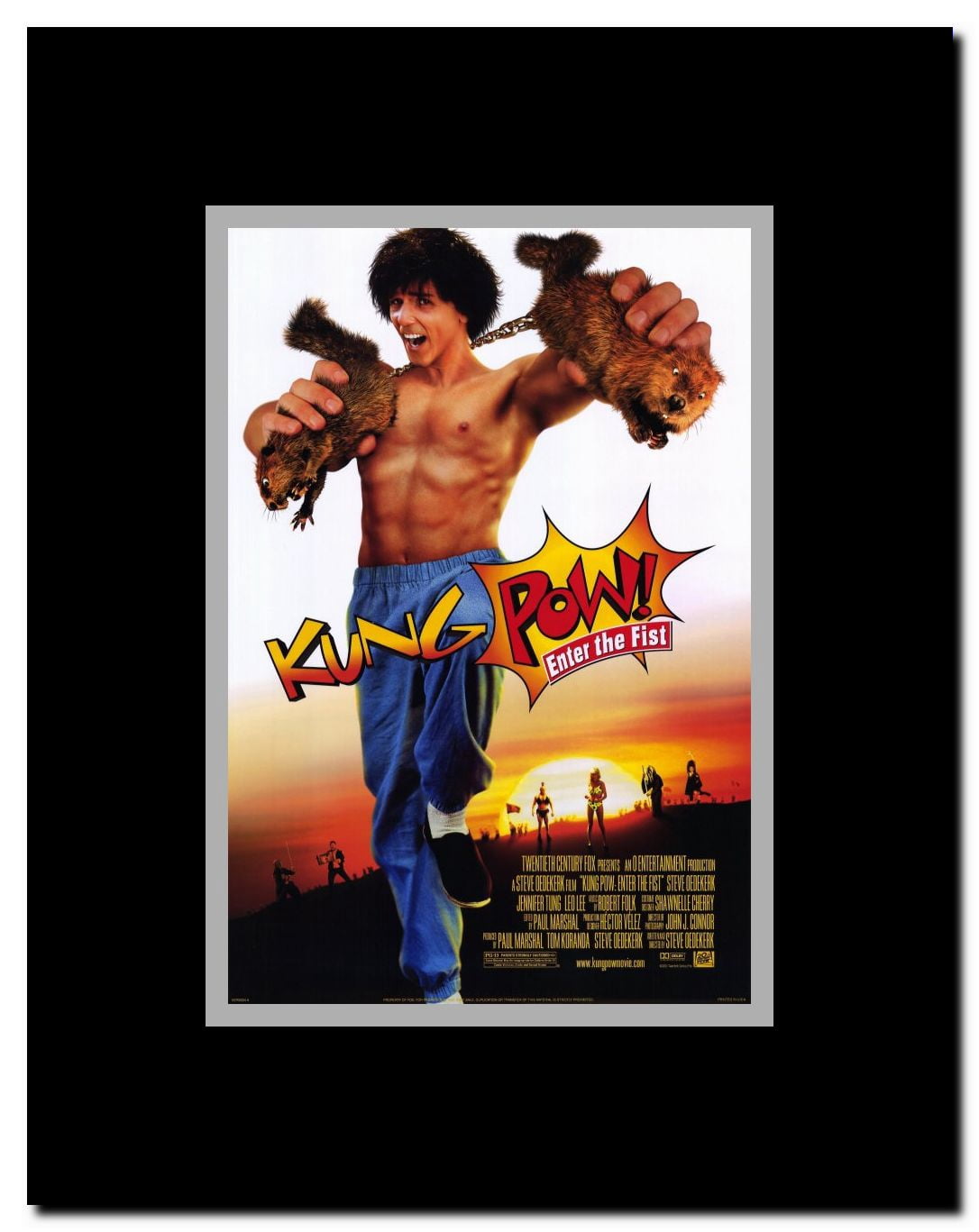 Kung-Pow: Enter the Fist Framed Movie Poster