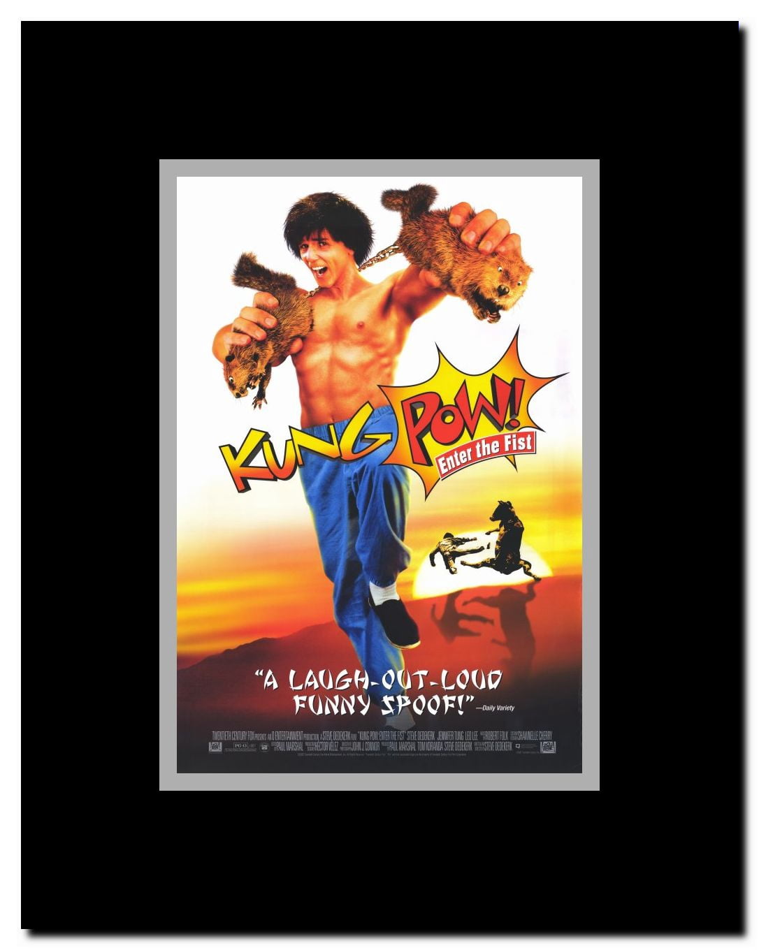 Kung-Pow: Enter the Fist Framed Movie Poster