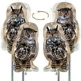Kungfu Mall Fake Owls to Keep Birds Away,Garden Owl,Garden Reflector