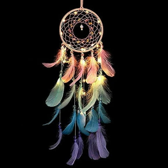 Kungugu Traditional Multicolor Metal LED Dream Catcher