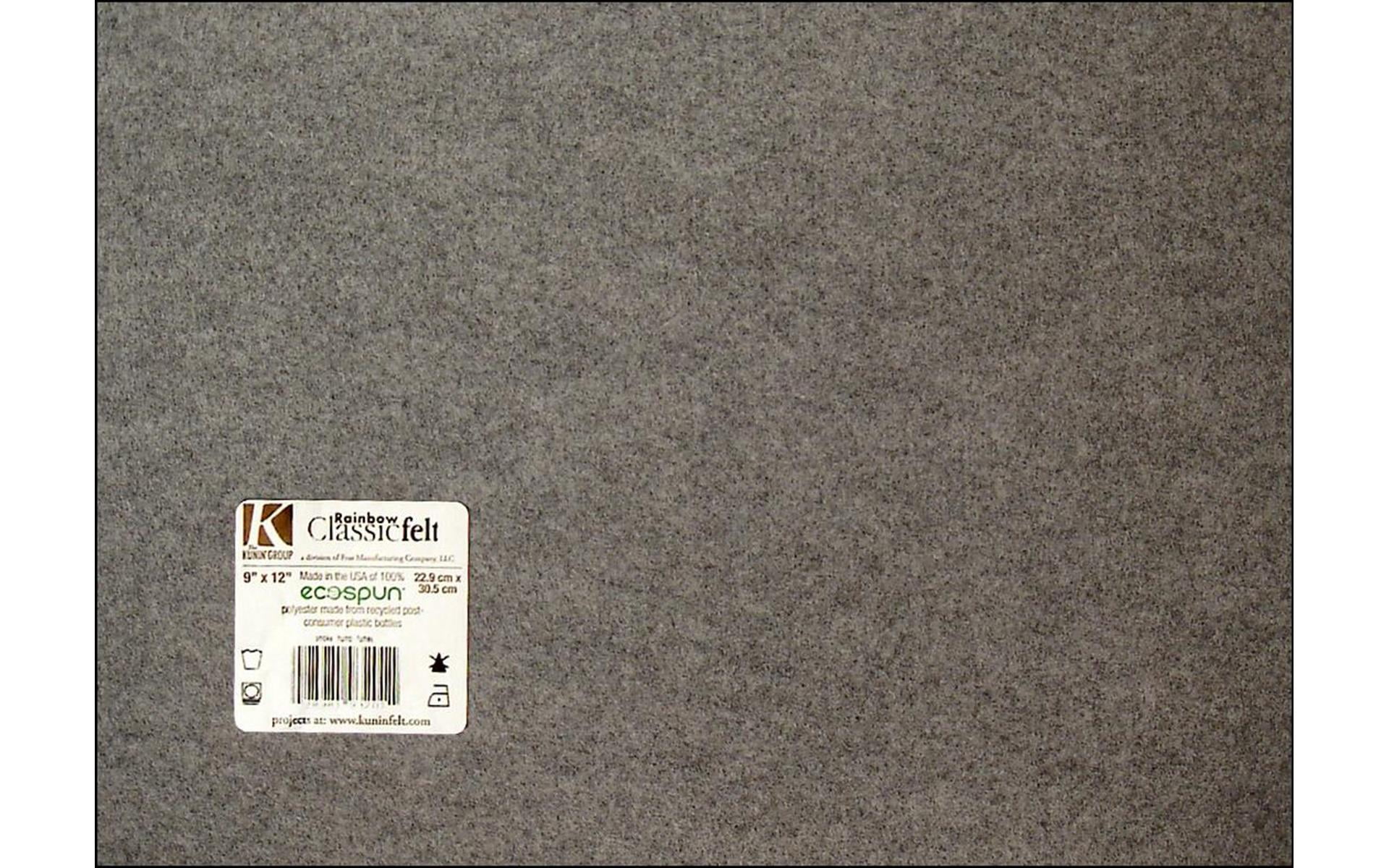 Kunin 9" x 12" EcoFi Smoke Classic Felt Sheet