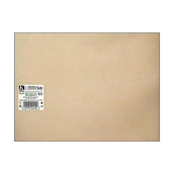 Kunin Classic Felt 9x12" Piece Antique White (pack of 24)