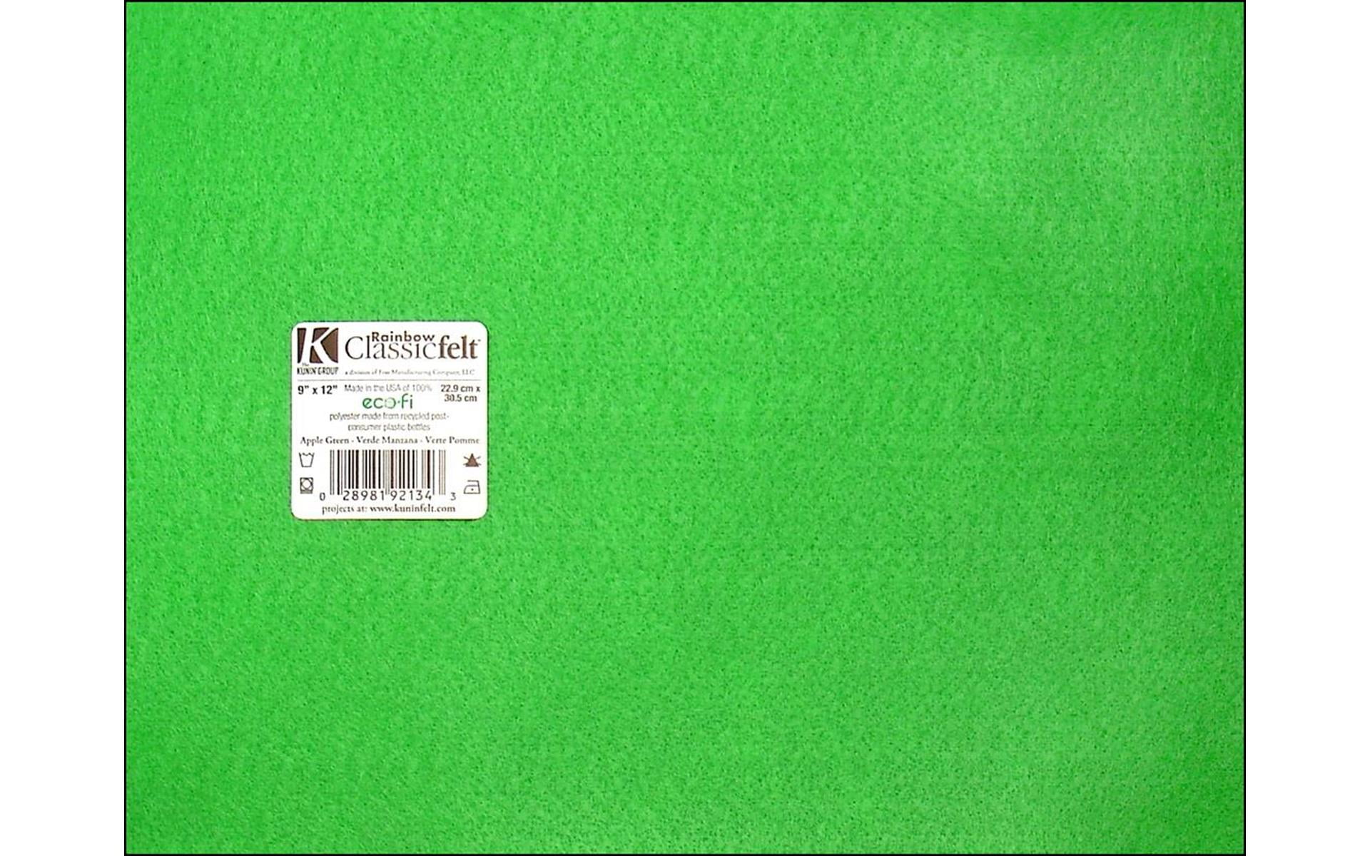 arkCRAFT Forest Green Felt Sheets, A4 Size, 5 Per Pack