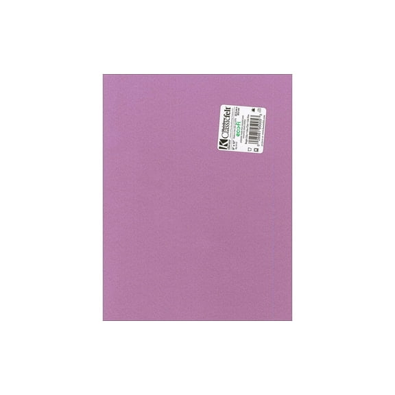 Kunin Classic Felt 9x12" Piece Bright Lilac (pack of 24)