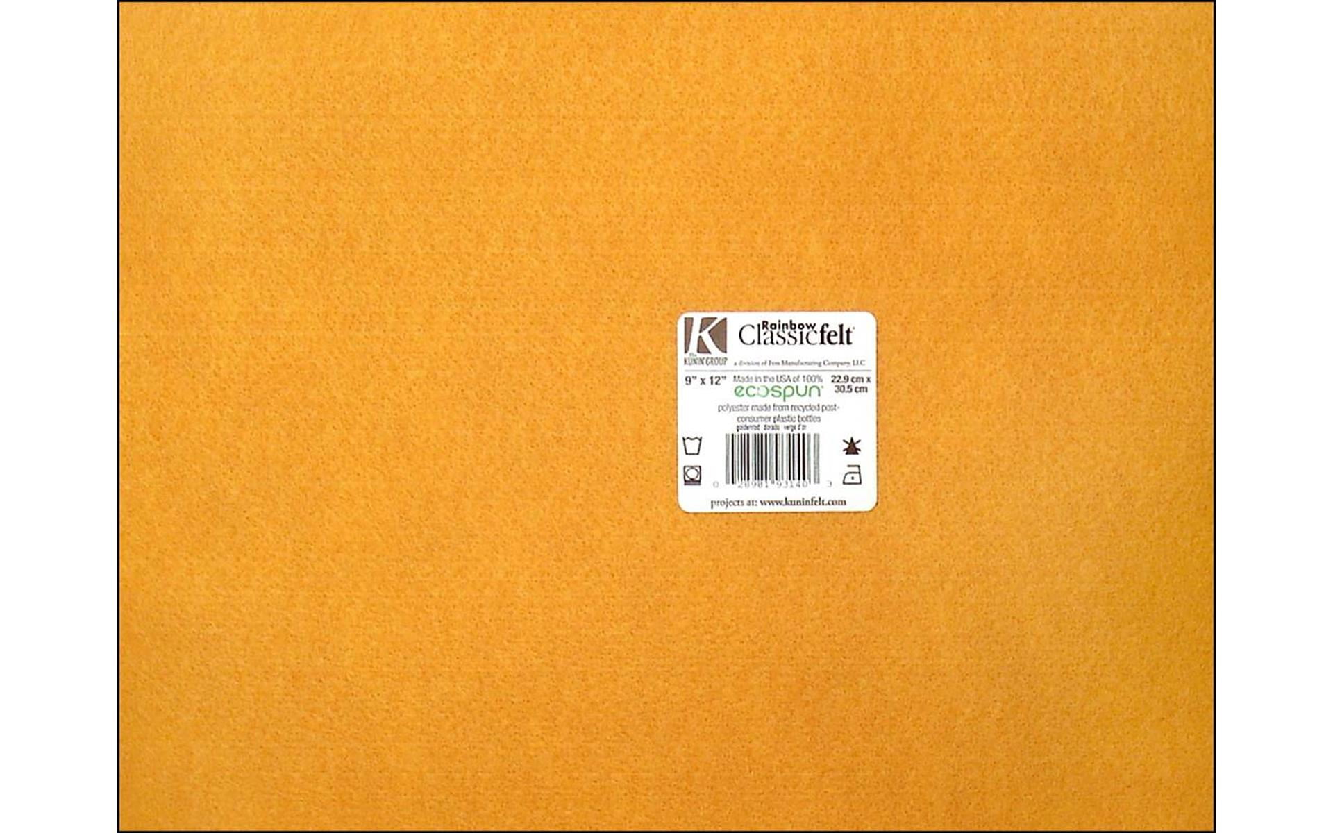 Kunin 9 x 12 Orange Felt Sheet, 24 Count 