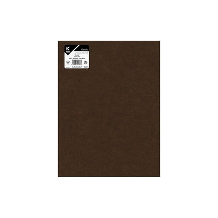 Kunin Classic Felt 9x12" Piece Walnut Brown