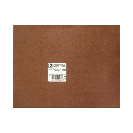 Kunin Classic Felt 9x12" Piece Walnut Brown
