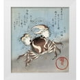 thumbnail image 1 of Kunisada, Utagawa 15x16 White Modern Wood Framed Museum Art Print Titled - A Crab on The Seashore, 1 of 4