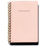 Kunitsa Co. Food and Exercise Journal, Pink - Track Meals, Nutrition and Weight Loss - 90 Days