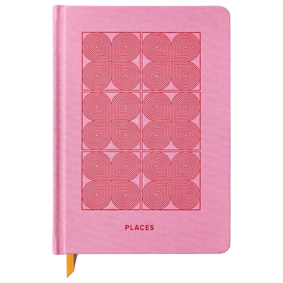 Kunitsa Co. Travel Journal - Guided Notebook to Plan & Reflect on Vacations & Trips, Lavender Pink