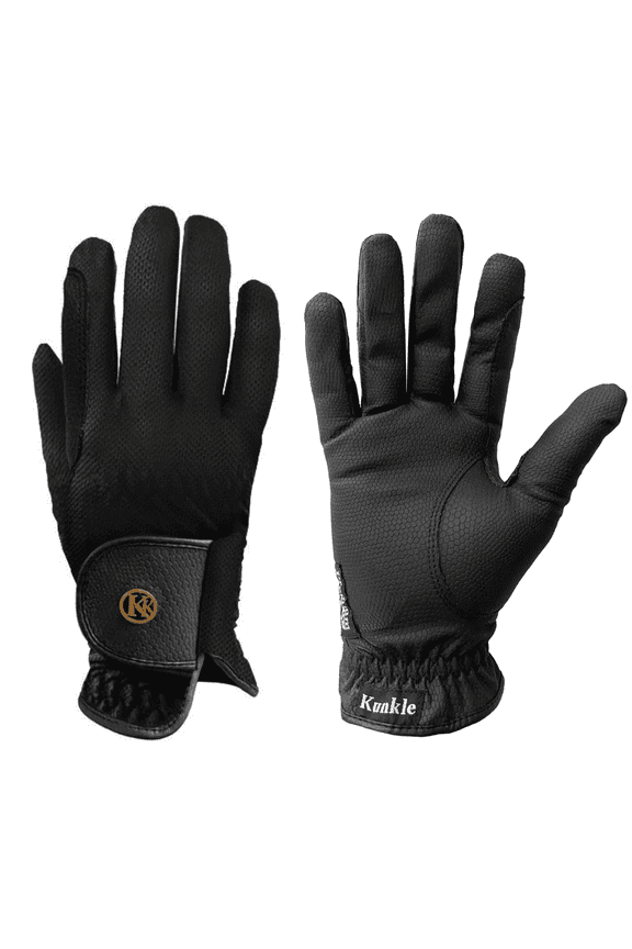 Premium Mesh Riding Gloves - Black 8