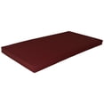 thumbnail image 1 of Kunkle Holdings, LLC Bed Cushion - 4" Thick Burgundy Twin Size, 1 of 5