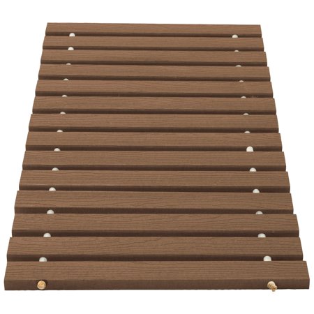 Kunkle Holdings, LLC EverGrain Roll-Up Walkway Weathered Wood 4'W x 10'L