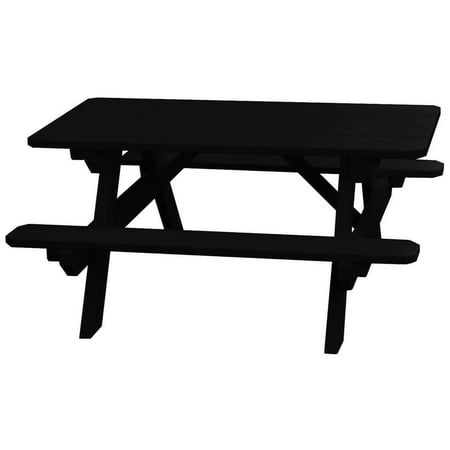 Kunkle Holdings, LLC Pine Kid's Picnic Table Black