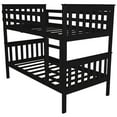 thumbnail image 1 of Kunkle Holdings LLC Pine Twin Mission Bunkbed Black, 1 of 5