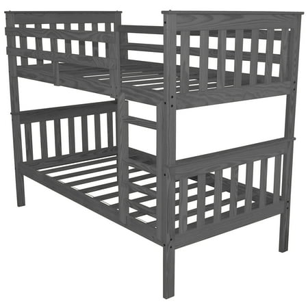 Kunkle Holdings LLC Pine Twin Mission Bunkbed Graphite