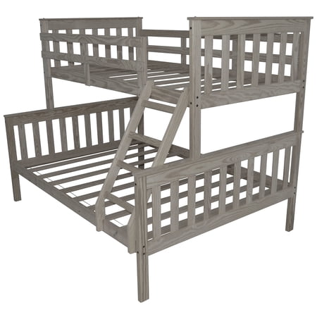 Kunkle Holdings LLC Pine Twin over Full Mission Bunkbed Homestead Stain Stained