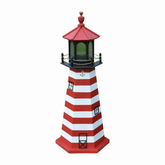 Kunkle Holdings LLC Replica Lighthouse West Quoddy, Maine 4'