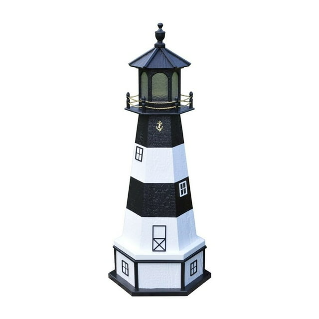 Kunkle Holdings, LLC Replica Lighthouse with Base Fire Island, New York 6'