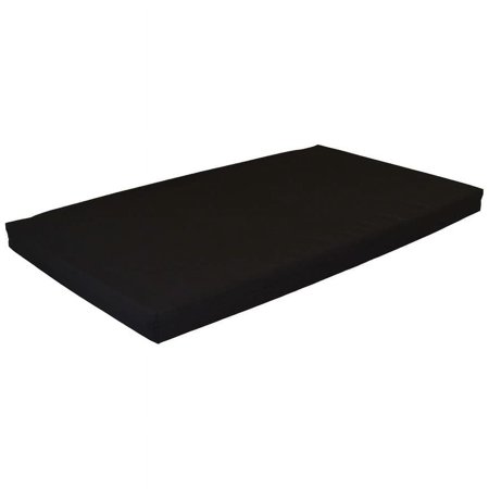 Kunkle Holdings LLC Swing Bed Cushion - 4" Thick Black 75 Inch