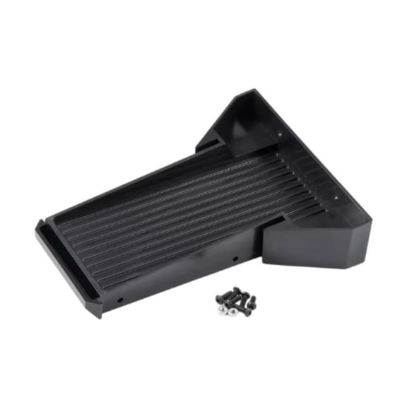 Kuntesetty 1/10 Chassis Kit Crawler Chassis Bed Spare Parts RC Crawler Car Accessories 1:10 black