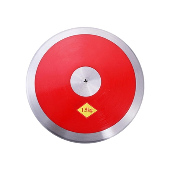 Kuntesetty 1.5kg Nylon Discus for Beginners for College Sports Events Athletic Training red