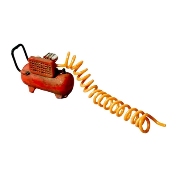 Kuntesetty 1/64 Diorama Garage Tool Display Scene Model Ornament Decoration Repair Tool Air Pump