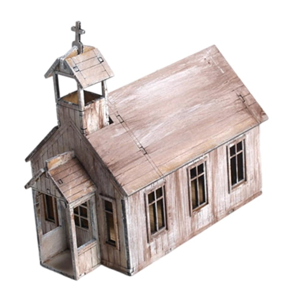 Kuntesetty 1:72 Scale Architecture Building Model Kits Wood for Micro Landscape Diorama 91009