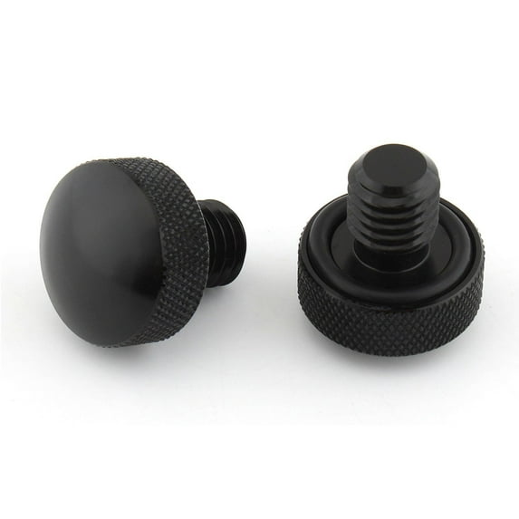 Kuntesetty 1 Pair Seat Bolt for Harley-davidson Softail Custom - Fxstc 1986 - 1999 Black