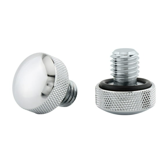 Kuntesetty 1 Pair Seat Bolt for Harley-davidson Softail Custom - Fxstc 1986 - 1999 Silver