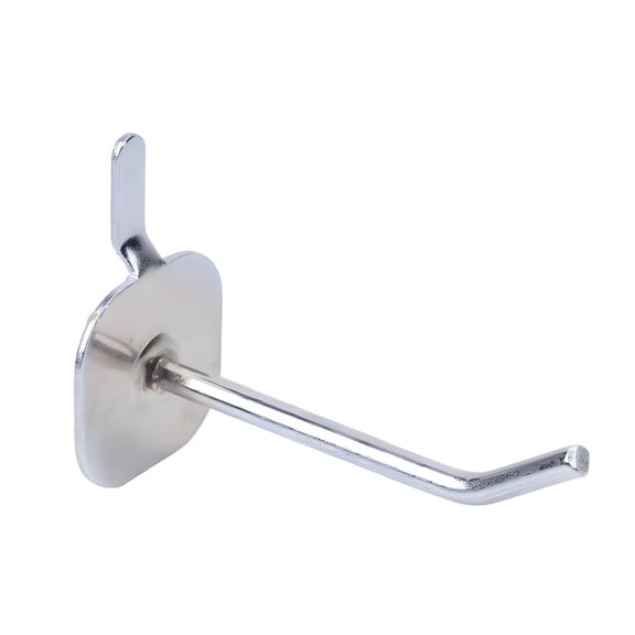 Kuntesetty 10 Pieces Pegboard Hooks Hardware Slatwall Hook for Office Crafts Exhibition 5.7cm