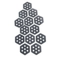 thumbnail image 1 of Kuntesetty 12Pcs Hexagon Surfboard Traction Pads Anti Slip Mat Premium Decking Accessories Deck Grips Deck Pads for Grip Surf Paddleboard grey, 1 of 9