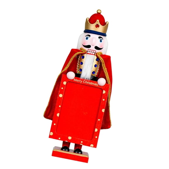 Kuntesetty 15inch Wood Royal Soldier Nutcracker Handcrafted Versatile Tabletop Ornament