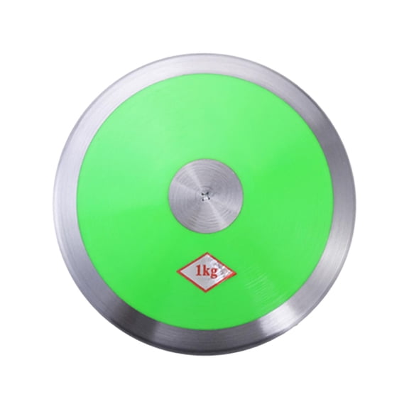 Kuntesetty 1kg Nylon Discus Throwing Discus for College Sports Events Athletic Training Green