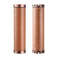 thumbnail image 1 of Kuntesetty 2 Pieces Bike Handlebar Grips Cycling Bar Covers for Mountain Road Bikes BMX Brown, 1 of 9