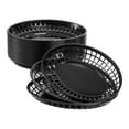 thumbnail image 1 of Kuntesetty 24 Pieces Baskets Bread Fry Baskets Serving Tray Deli Baskets Platters Black, 1 of 9