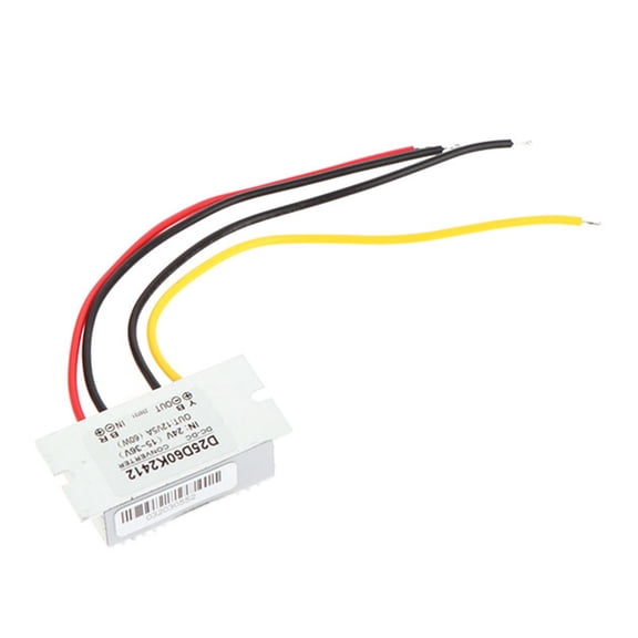 Kuntesetty 24V to 12V Converter Portable Regulator Waterproof DC Plug Upgraded 5A Boats