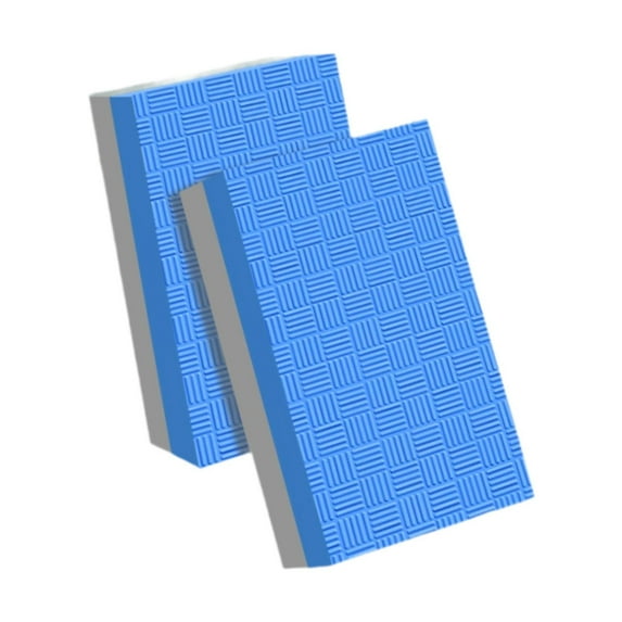 Kuntesetty 2Pcs Weightlifting Crash Drop Pads Accessories for Gym Office Indoor Outdoor Blue Gray 50x30x4cm