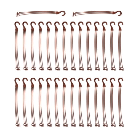 Kuntesetty 30 Pieces Planter Hanging Hooks Flower Stand Holders for Balcony Indoor Pots 39cm