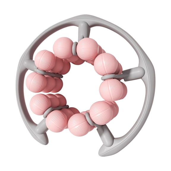 Kuntesetty 30 Wheel Massager Roller 360 degree Deep Tissue Massage Leg Roller for Leg Office Pink