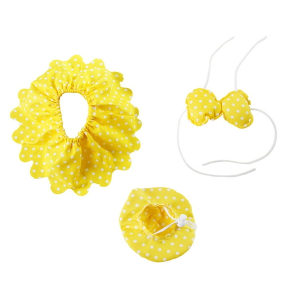 Kuntesetty 3Pcs Porch Goose Summer Outfit Lawn Porch Goose Clothes for Patio Yard M