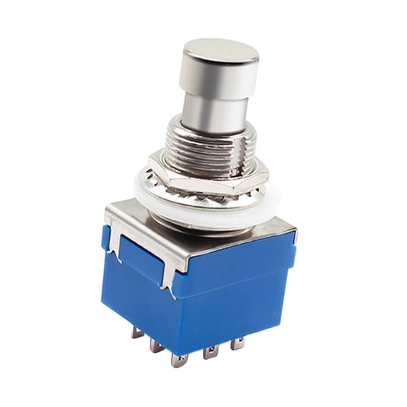 Kuntesetty 3pdt 9Pin Stompbox AntiSlip Replacement Guitar Effects Pedal Box Foot Switch