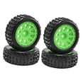 thumbnail image 1 of Kuntesetty 4 Pieces 1/18 RC Car Wheels and Tires Accessory Portable, High Performance,, 1 of 8