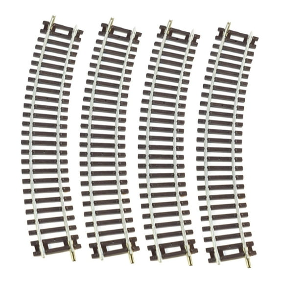 Kuntesetty 4 Pieces HO Scale Track Game Model Train Track for 1:87 Classroom Gatherings 19.5cmx3cm